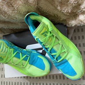 adidas Green and Blue Sneakers